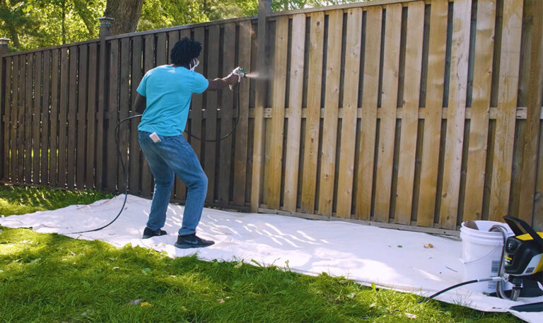 How to Use a Wagner Paint Sprayer on a Fence